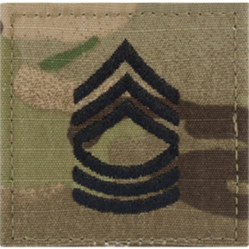 Army Rank w/ Hook Fastener Backing - 3-Color OCP