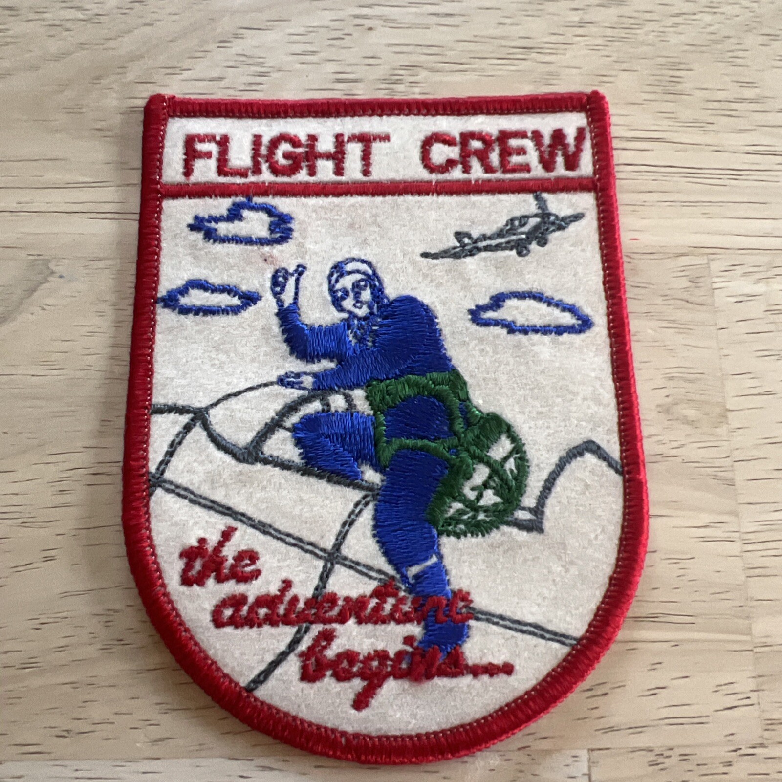 Vintage Flight Crew The Adventure Begins... Patch