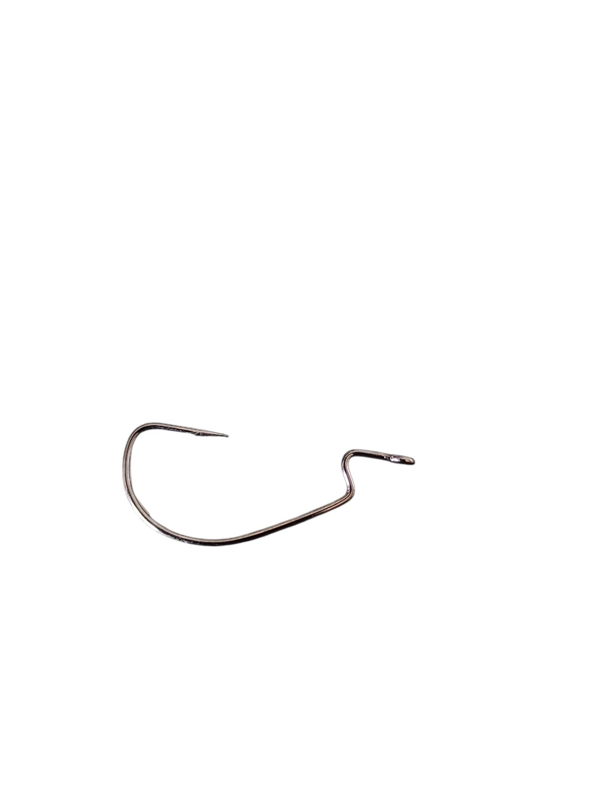 Sea Fishing Wide Gape OffsetWorm Hooks Soft Lure WeedlessHooks Size 1/0 20 PCS