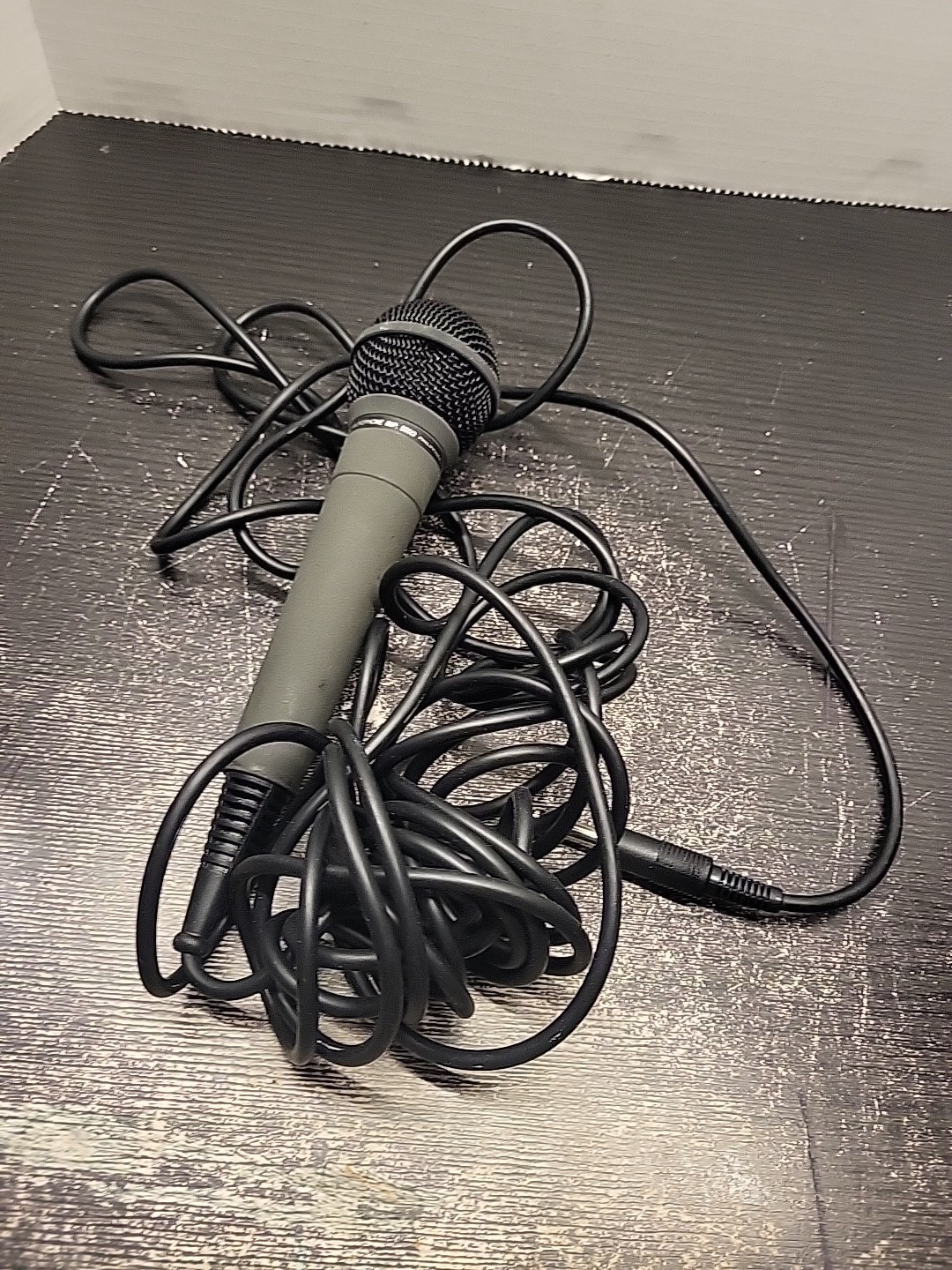 Optimus Unidirectional Dynamic Microphone Model 33-3018 500 OHMs Tested Read Des