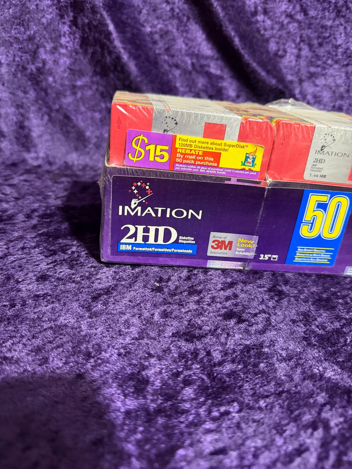 Imation 2HD Floppy Disks pak 50 Count