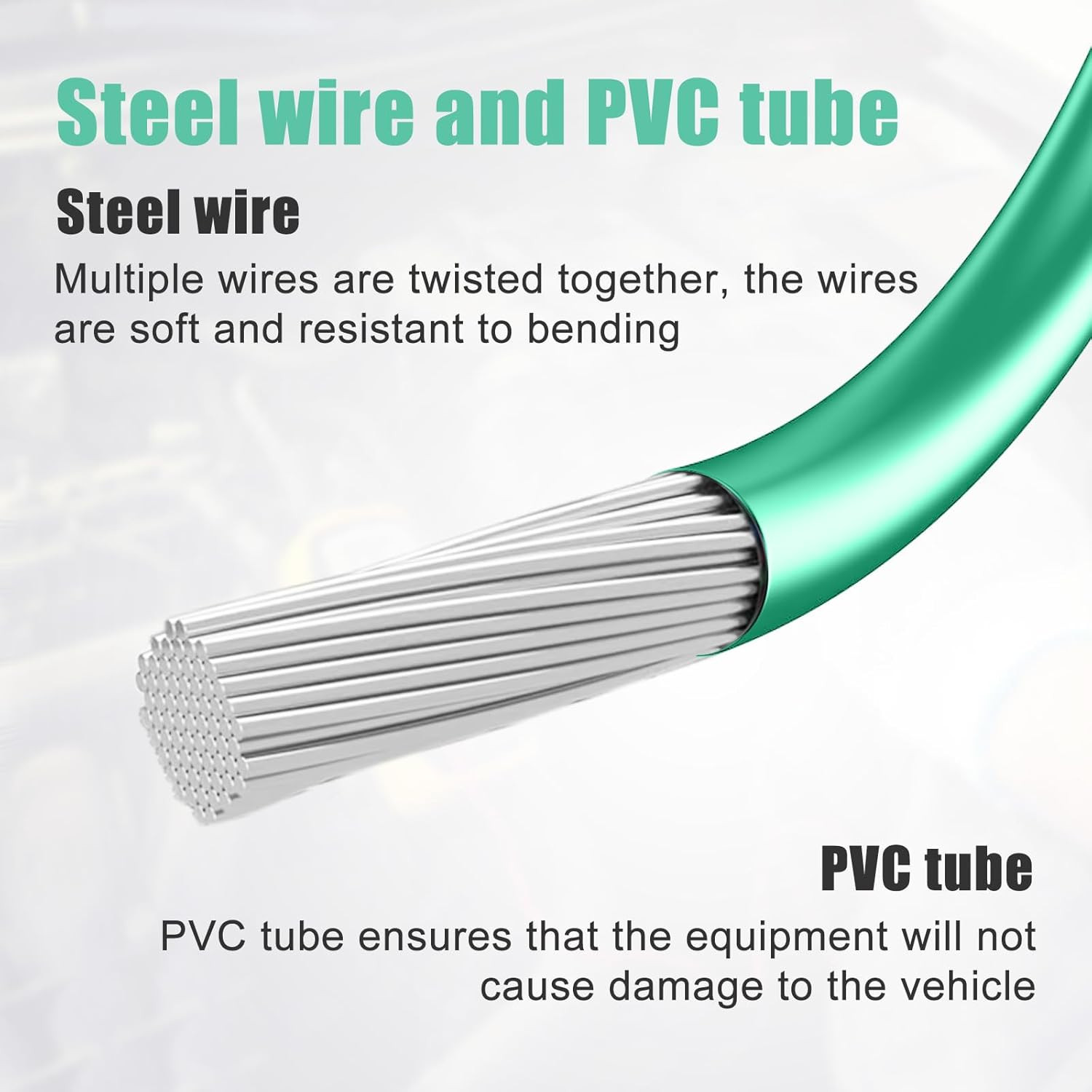 Auto Sunroof Drain Cleaning Tool, 118in Long Pipe Cleaners with Tube Cleaning...