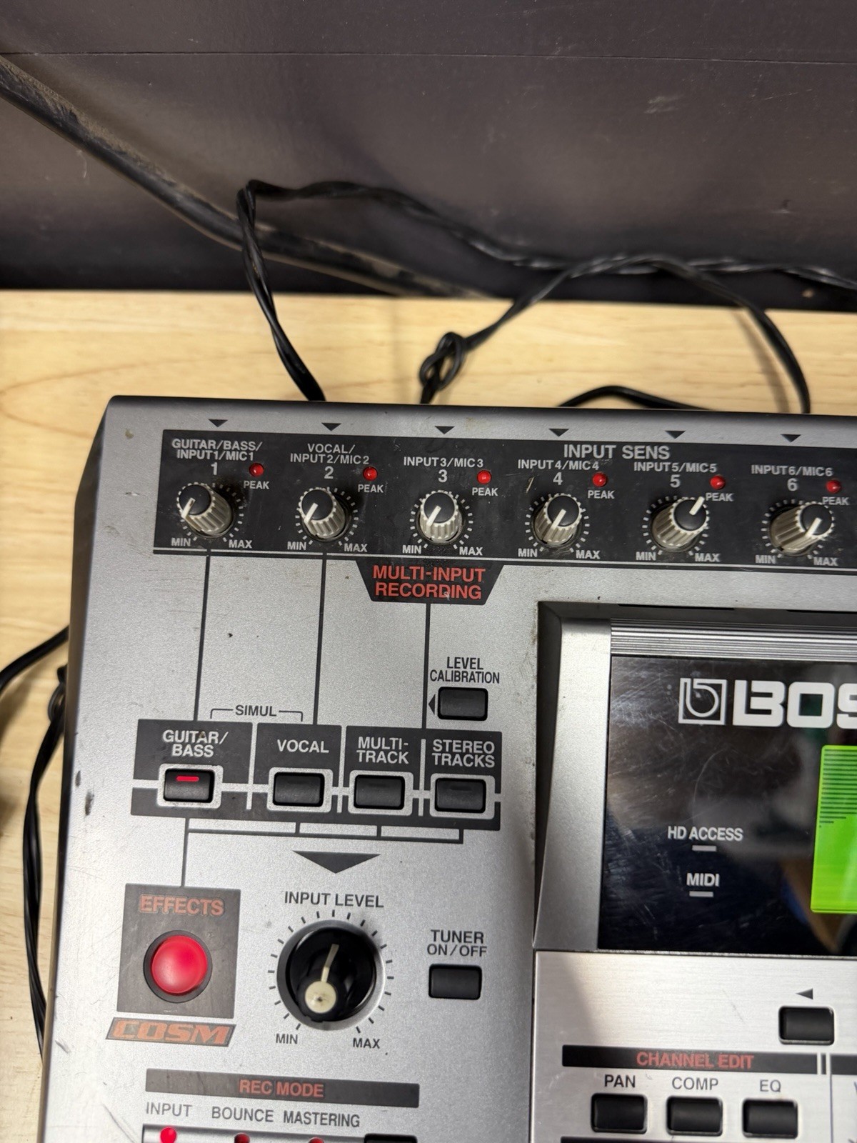BOSS BR-1600CD Digital Multi Track Recorder. Tested See Pics!