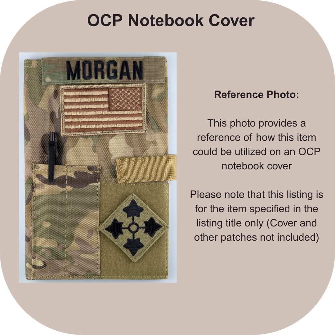 Reverse American Flag Patch - Subdued Desert Sand Tan - Hook Fastener Patch