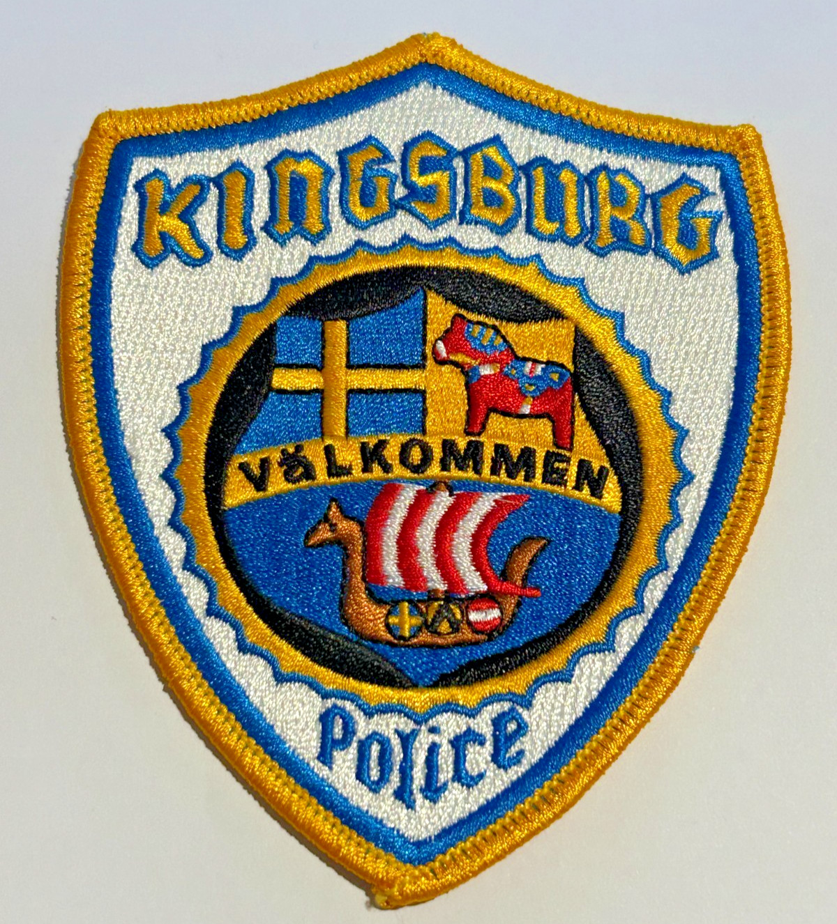 Kingsburg California Police Patch Unused