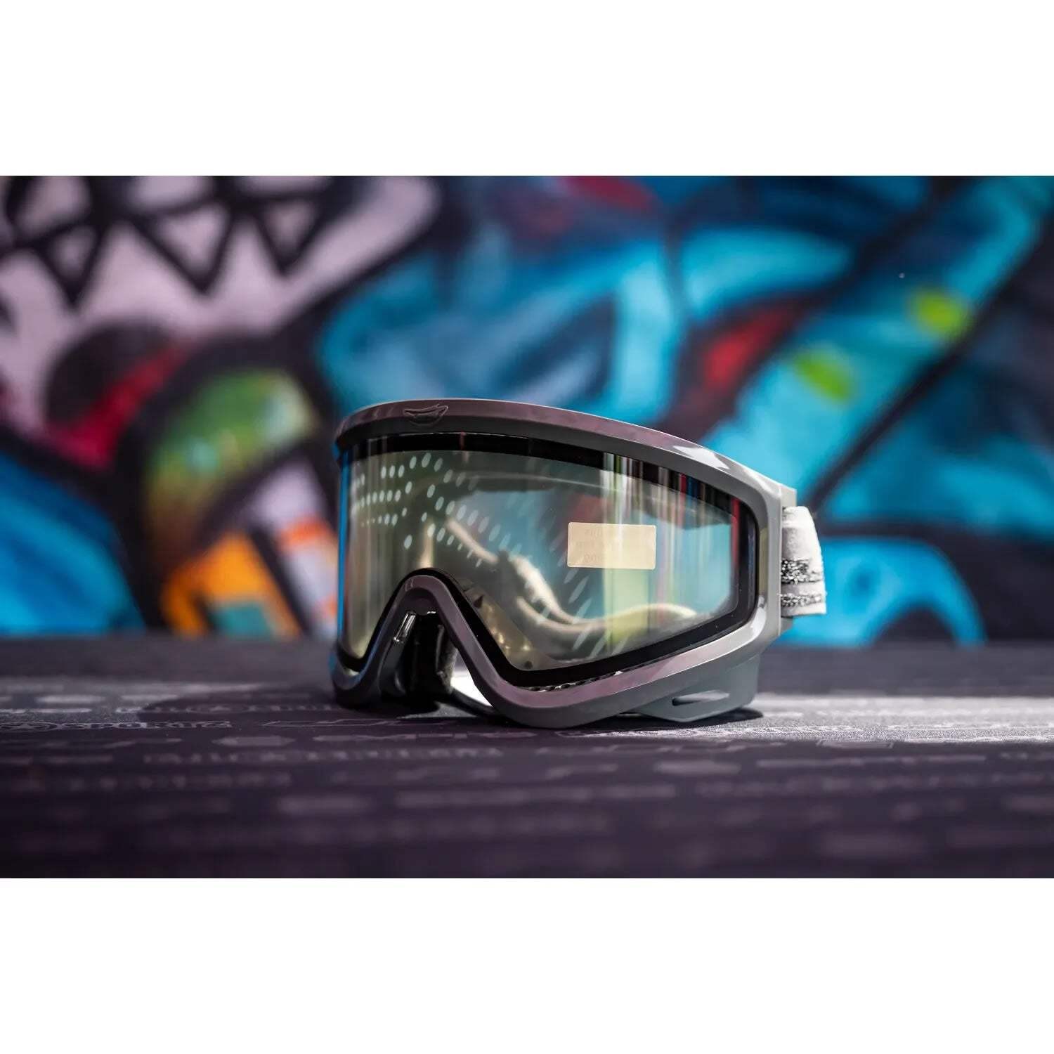 JT QLS Complete Goggle Frame - Dark Grey w/Clear Lens