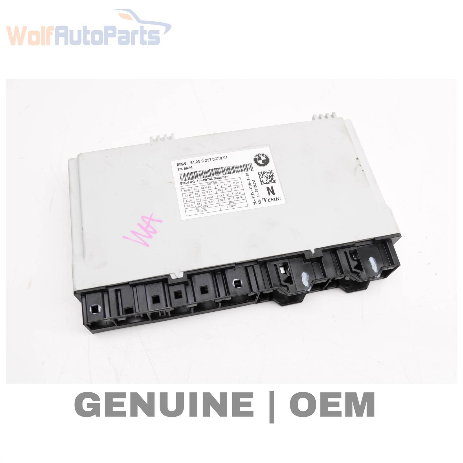 2015-2018 BMW X4 - Front LEFT SEAT Control Module 9257097