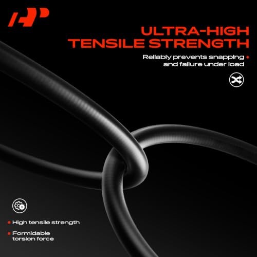 87.36 inch Front Hood Latch Release Cable with Handle | Compatible with