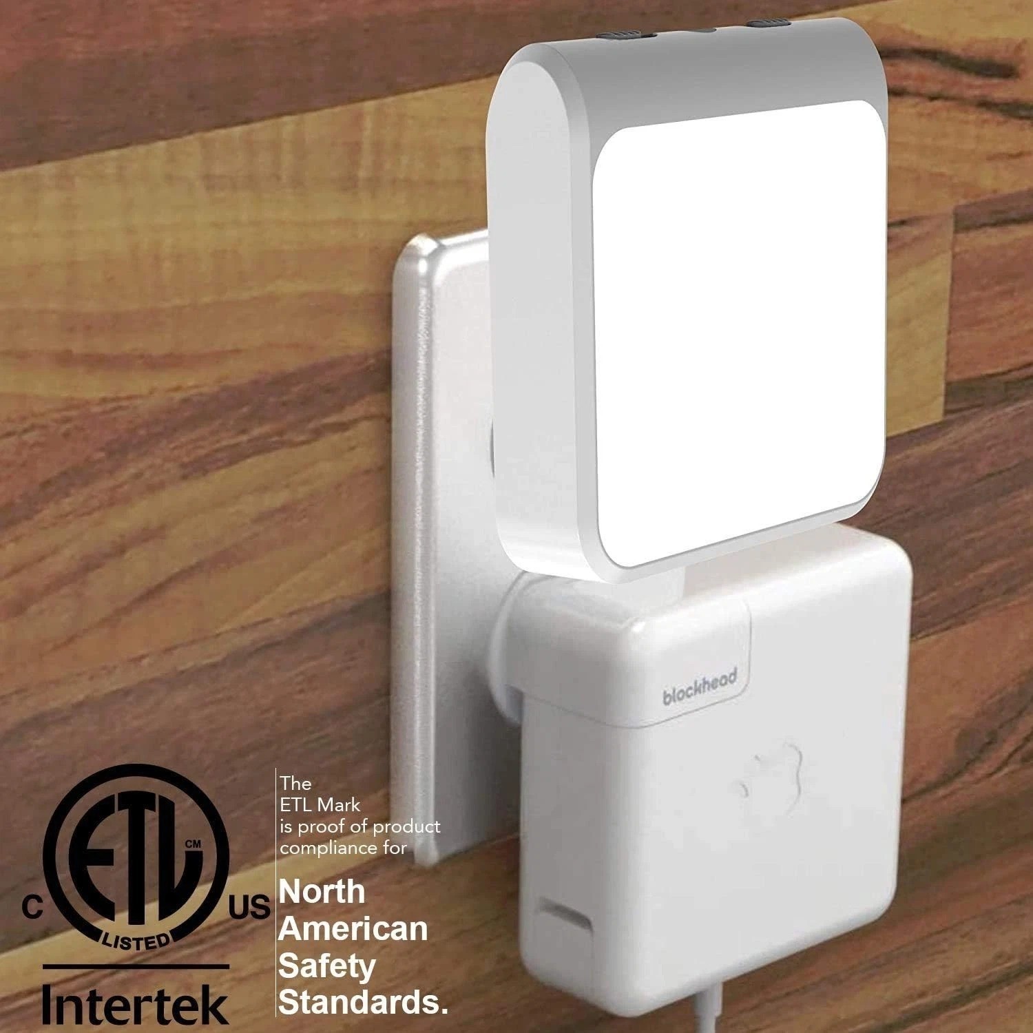 6-Pack Plug-in LED Night Light, Auto Dusk to Dawn Sensor, Adjustable Brightness