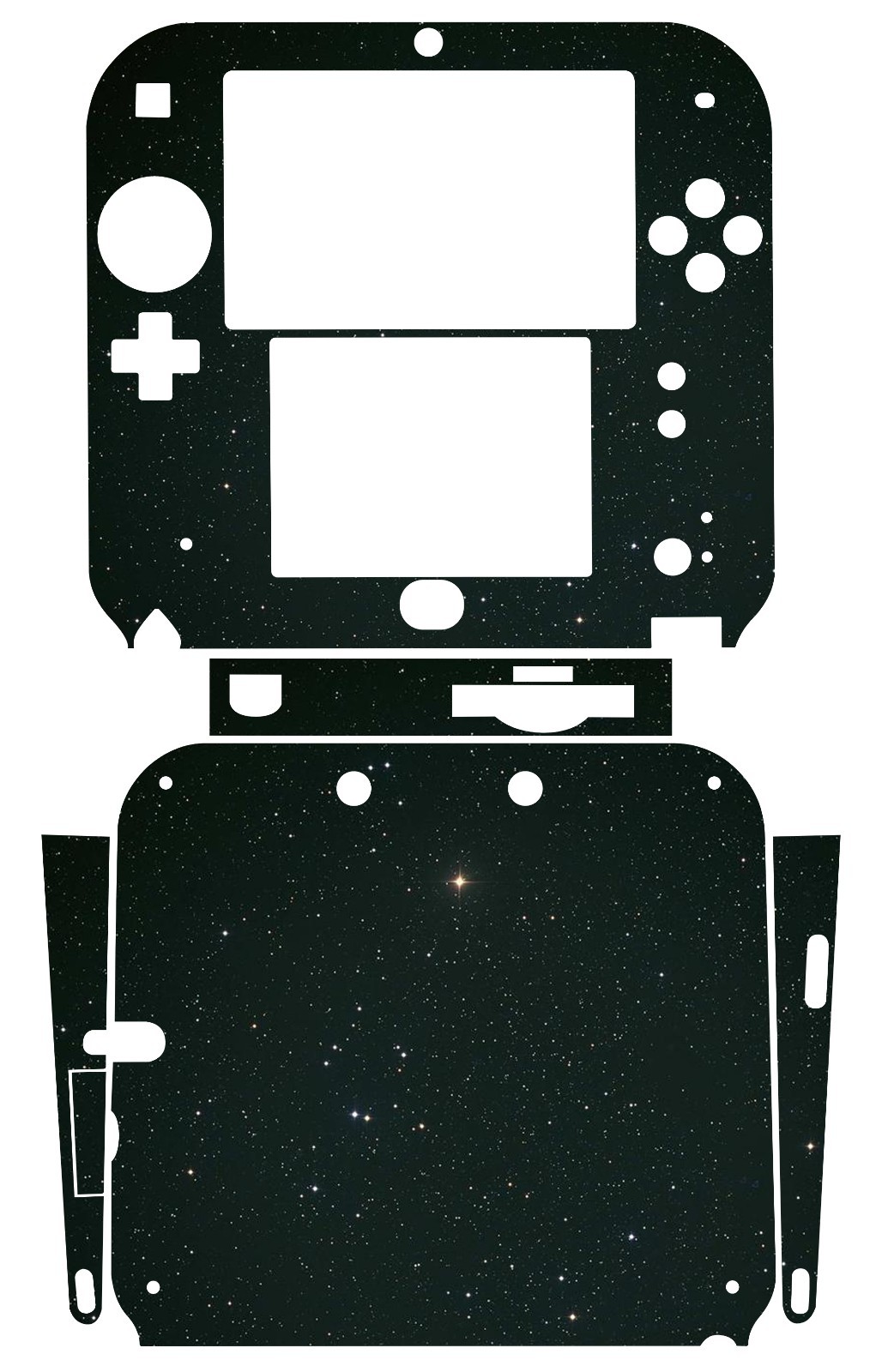 Starry Sky 303 Vinyl Decal Cover Protector Skin Sticker for Nintendo 2DS