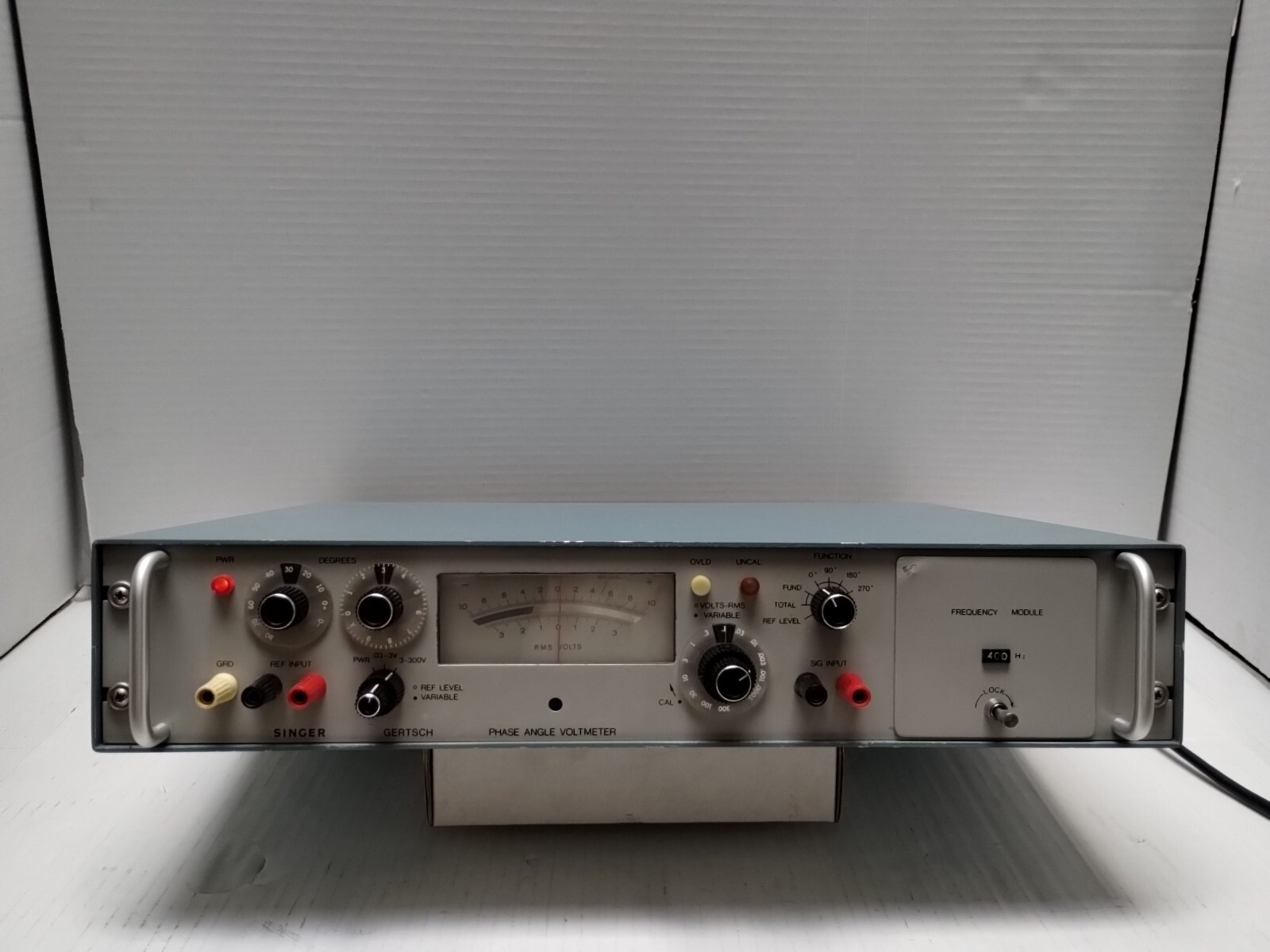 Singer 4AR Phase Angle Voltmeter