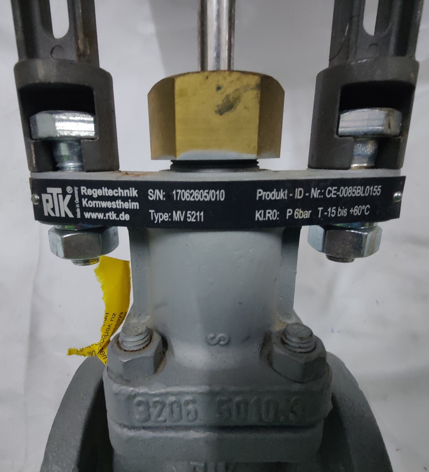 RTK Electric Actuator REact 30E -028 WITH MV 5211 REflex 2-way control valve