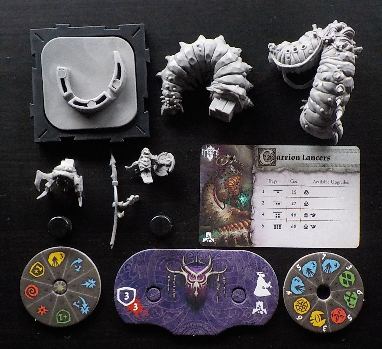 Fantasy Flight Runewars Waiqar Carrion Lancer