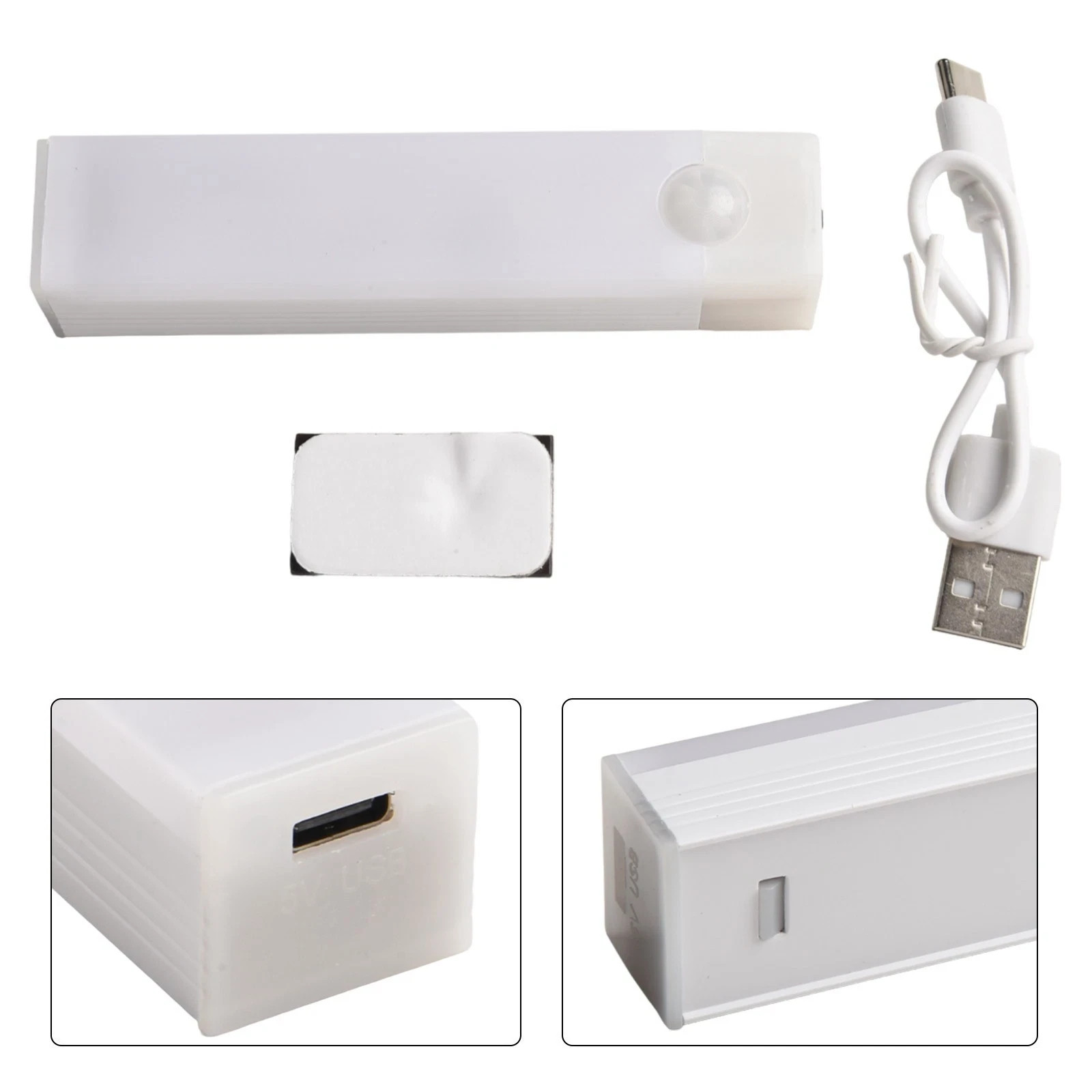 6 PCS SET Warm White Motion Sensor LED Cabinet Lights Bright Compact Glare Light