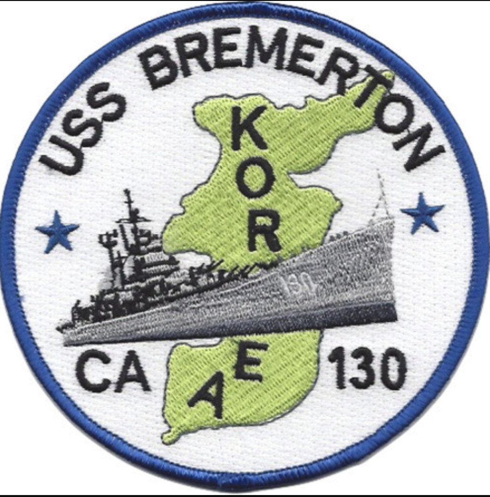 4.5" NAVY USS BREMERTON CA-130 EMBROIDERED PATCH