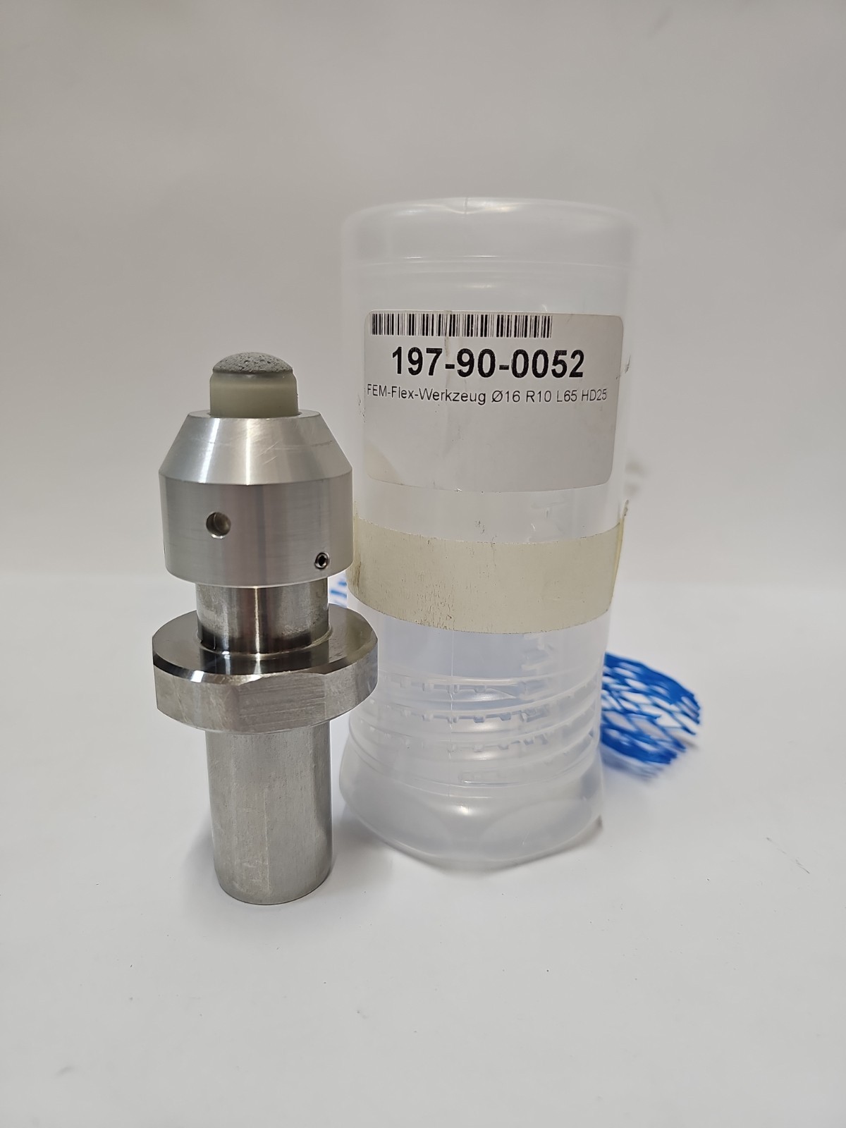 New Germany CNC Diamond Flex Polishing Tool 16mm R10 L65 HD25 197-90-0052