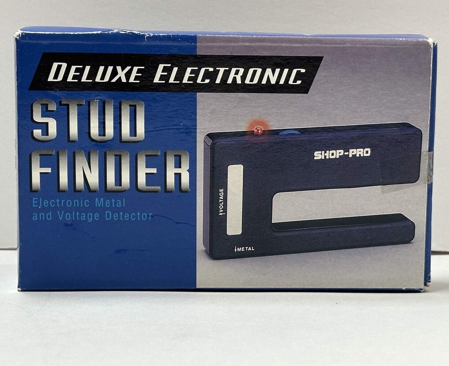 Vtg Deluxe Electronic Stud Finder Shop Pro Brand Metal & Voltage Detector New