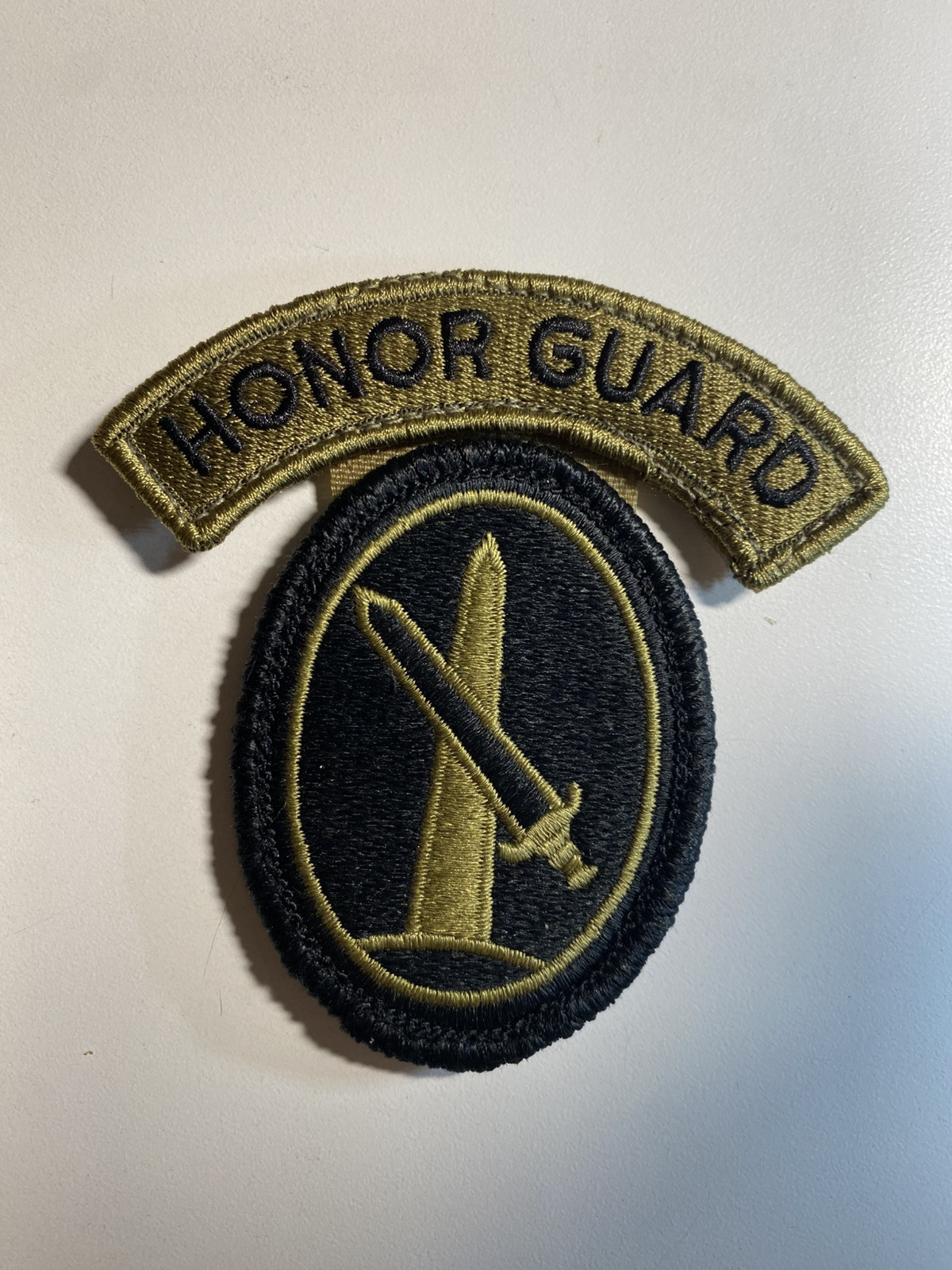 Us Army Military District Of Washington 3rd Infantry Old Guard Ocp Patch/W/Hook