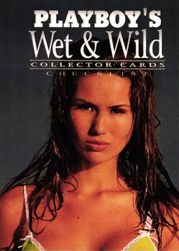PLAYBOY PLAYBOY'S WET & WILD COLLECTOR CARD SINGLES 2001 KELLY MONACO