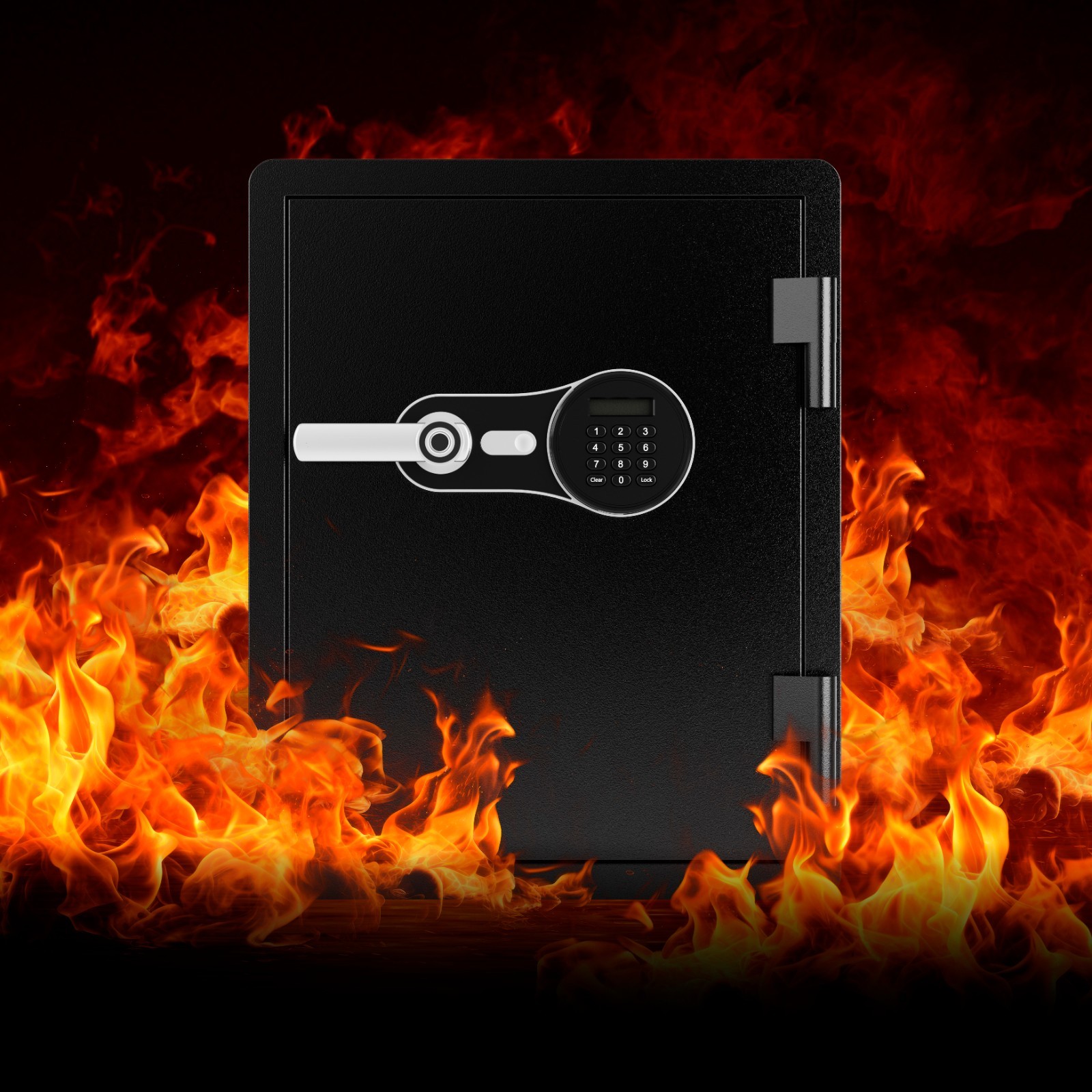 Barska ELT Verified Fireproof Biometric Keypad Lock Safe Home Office Security