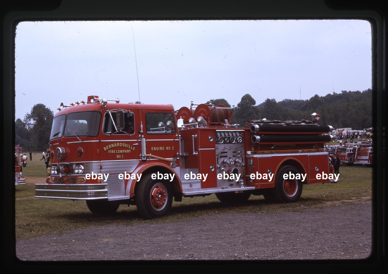 Bernardsville NJ 1971 Hahn pumper Fire Apparatus Slide