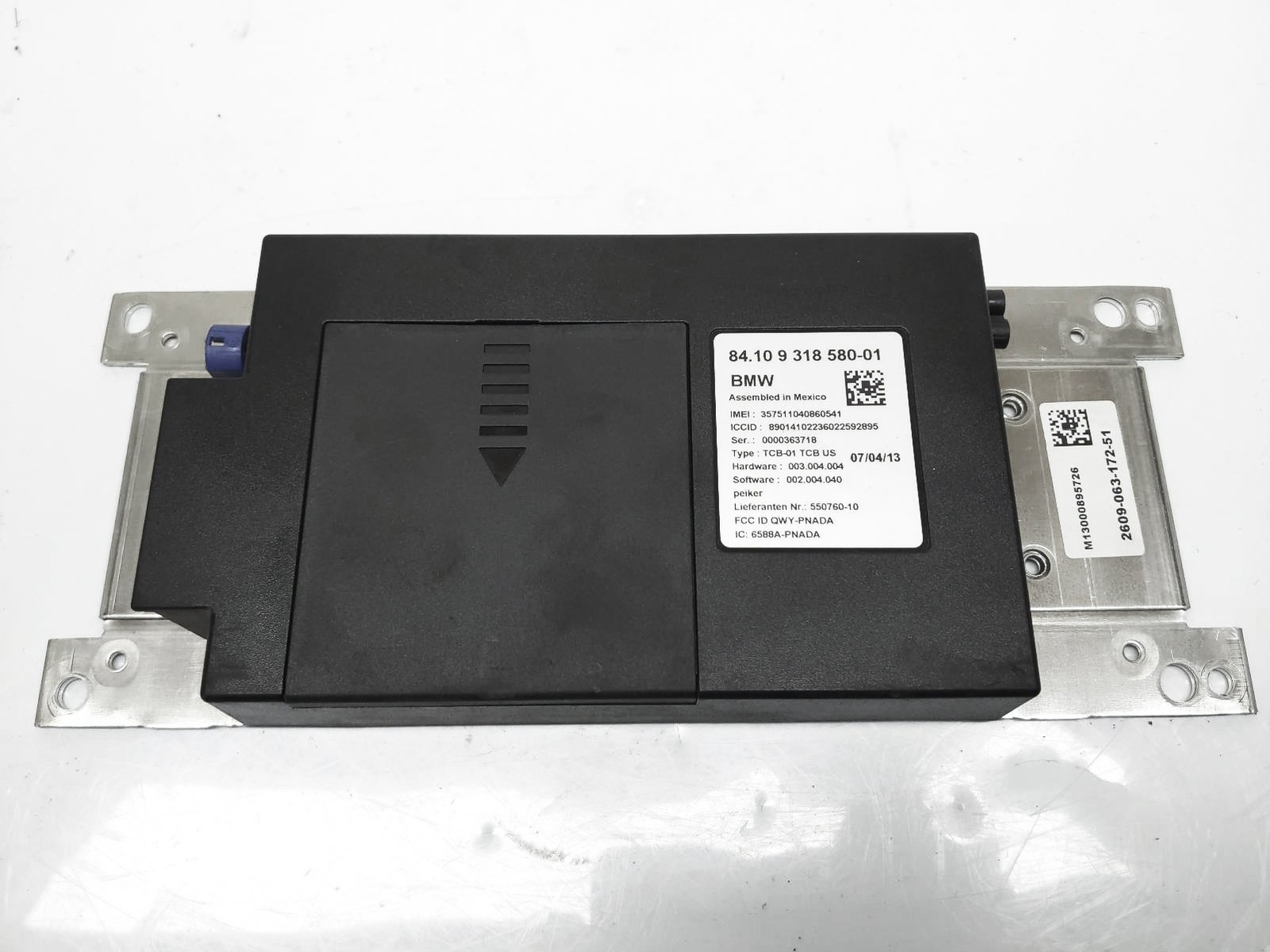 2014 Bmw X3 Telematics Control Module 84-10-9-318-580