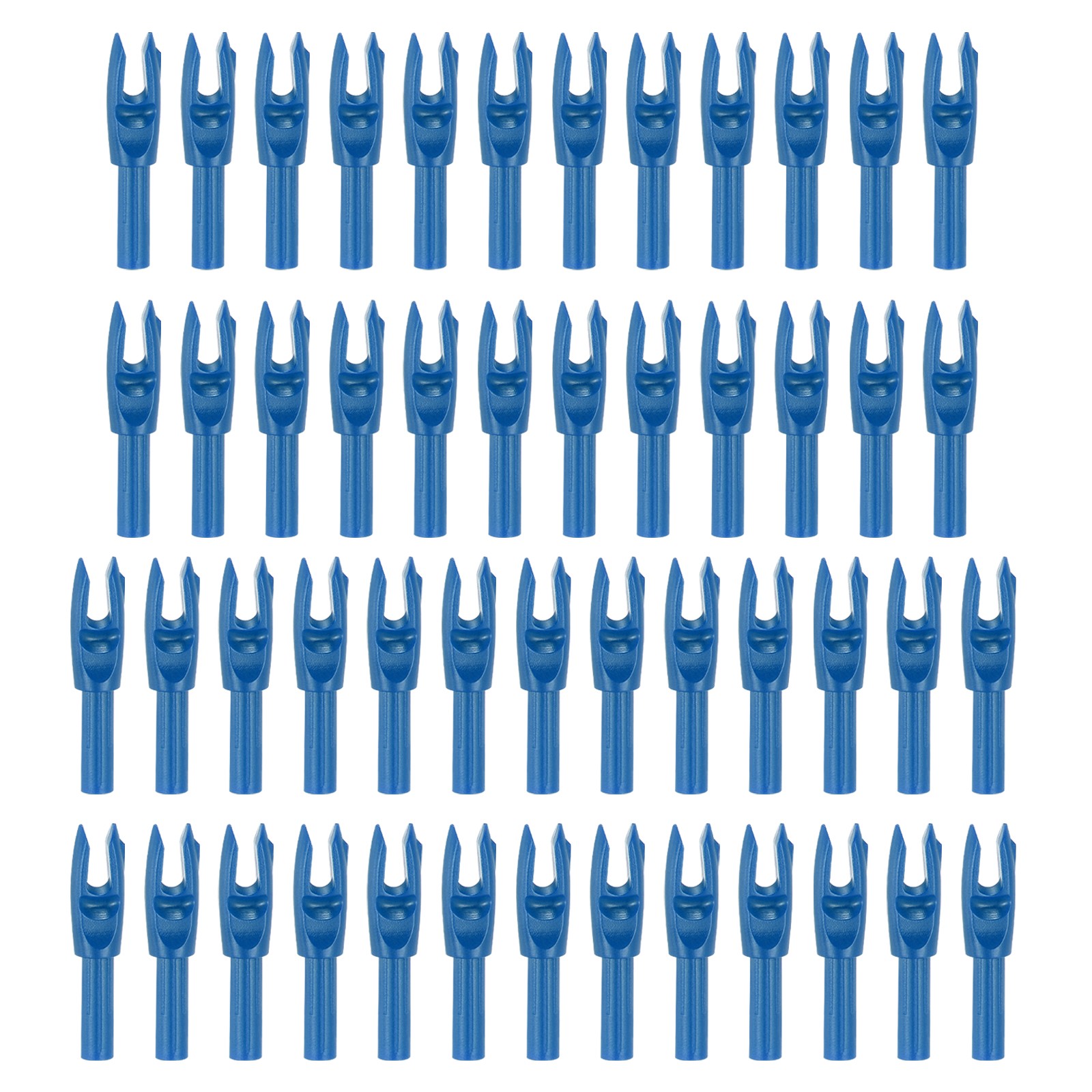 50Pcs Archery Arrows Nocks 4.2mm Insert Arrow Nock Replacement Blue