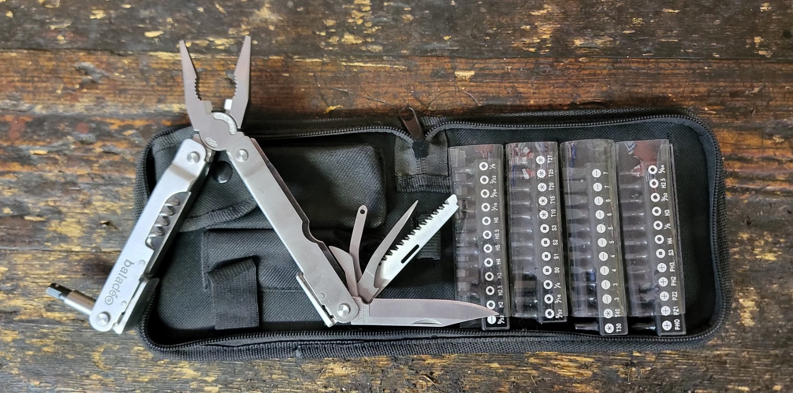 Baladeo Multi Tool w/ 48 Bits Stainless