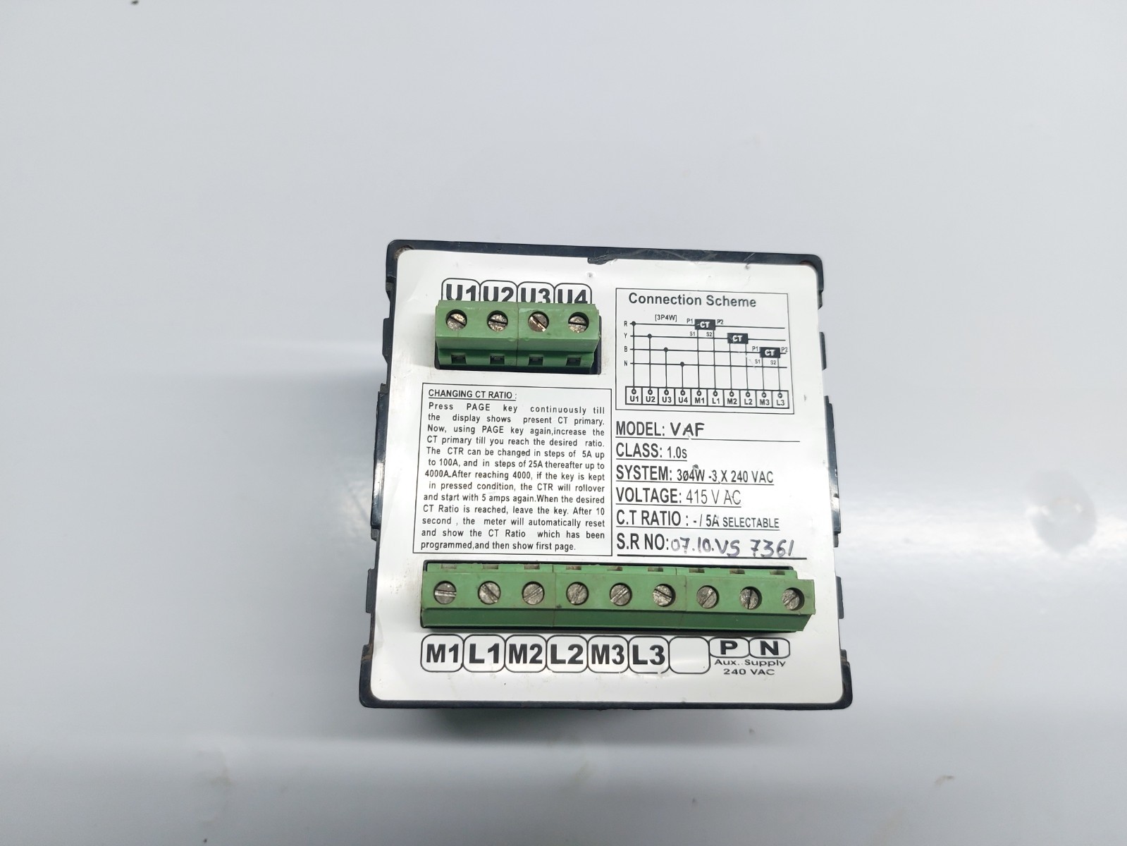 Trinity vaf Energy Meter