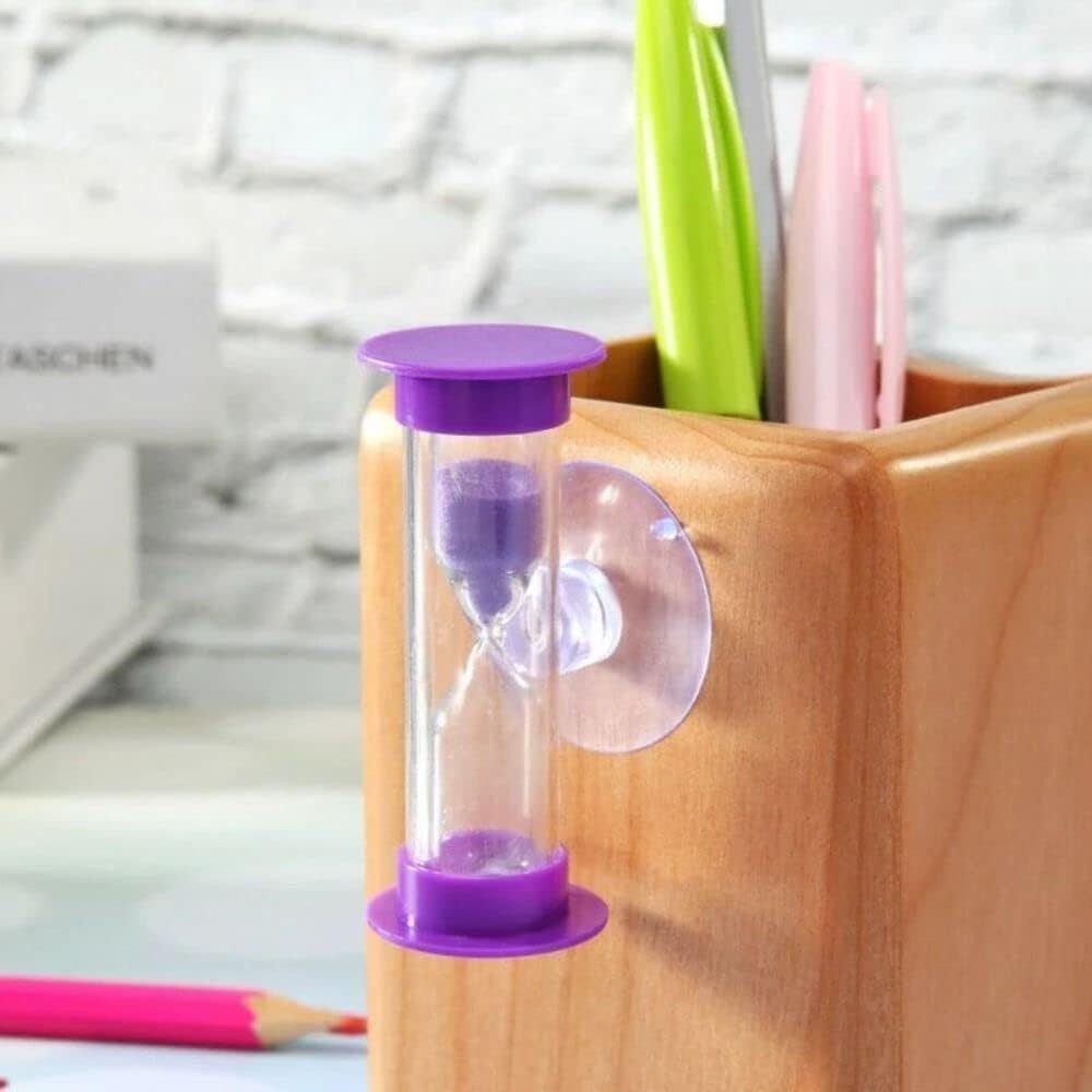 3Pcs Blue Toothbrush Timer for 2mins Sand Clock Timer 2 Minute Sand Timer, Pl...