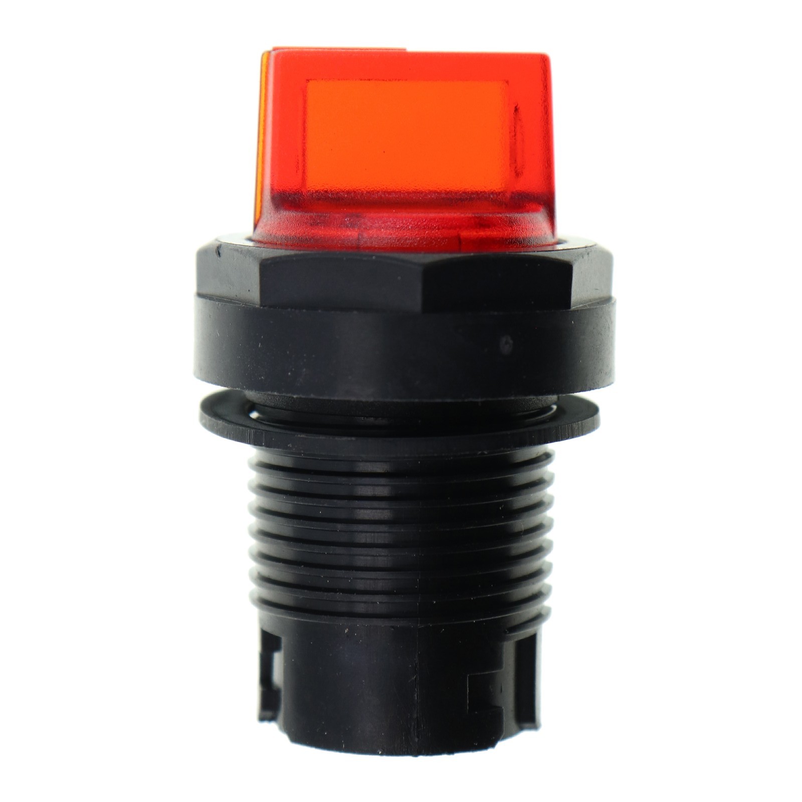 EATON E22SBF2 SELECTOR SWITCH KNOB, 2-POSITION, STAYPUT, BLACK BEZEL