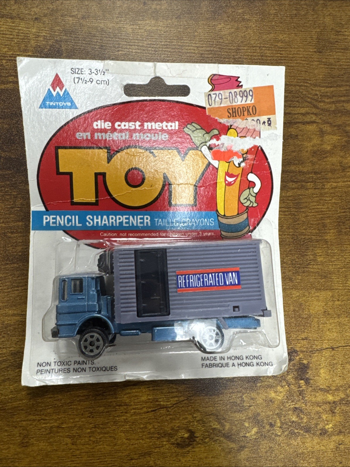 Toy Die Cast Refrigerated Van Pencil Sharpener