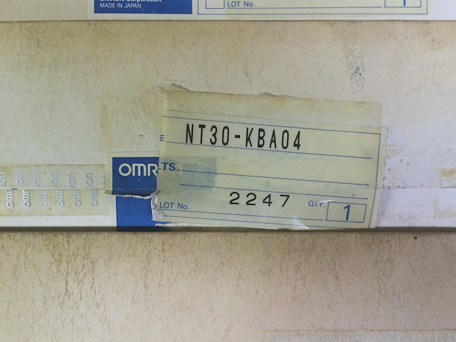 Omron NT30 - KBA04 Display Touchscreen Panel Protective Sheets 2147 2247 2547