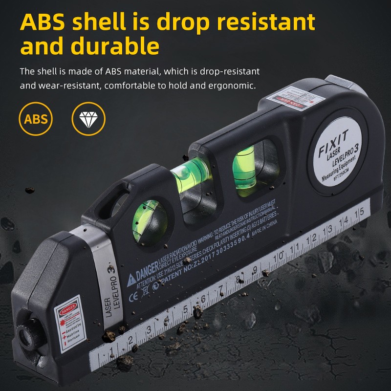 Laser Level Tool Multipurpose Laser Level Line Laser Kit with Triangle Bracket