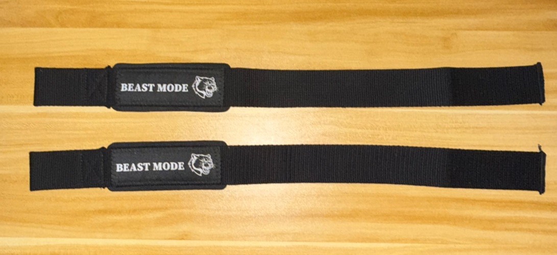 Beast Mode 20” Wrist Lifting Straps with Neoprene Padding Support