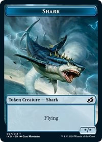 Shark // Human Soldier (005) Double-Sided Token [Ikoria: Lair of Behemoths Token