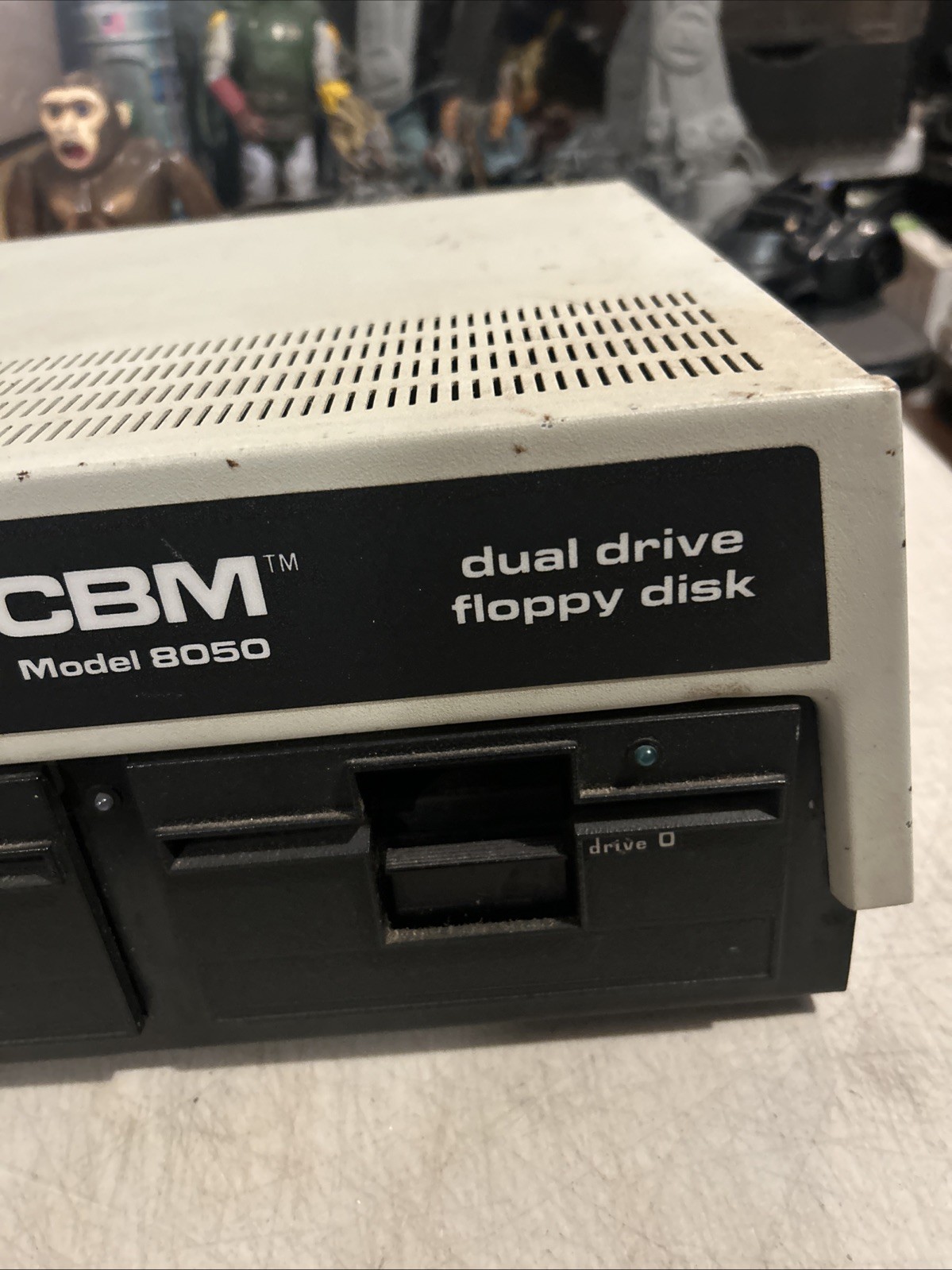 Commodore CBM 8050 Dual Floppy Disk Drive Dual Drive Powers On Untested PET