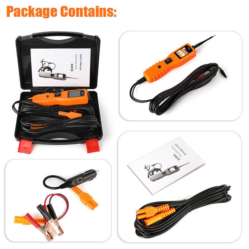 12V/24V Car Power Electrical Tester Circuit Test Avometer Probe Diagnostic Tool