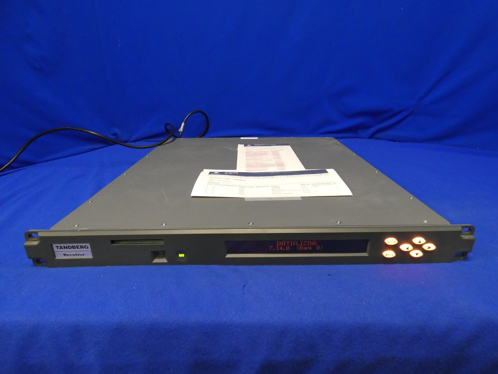 Tandberg RX8200 Receiver w/ 15 Enabled Licenses READ AD and see Pics Ericsson