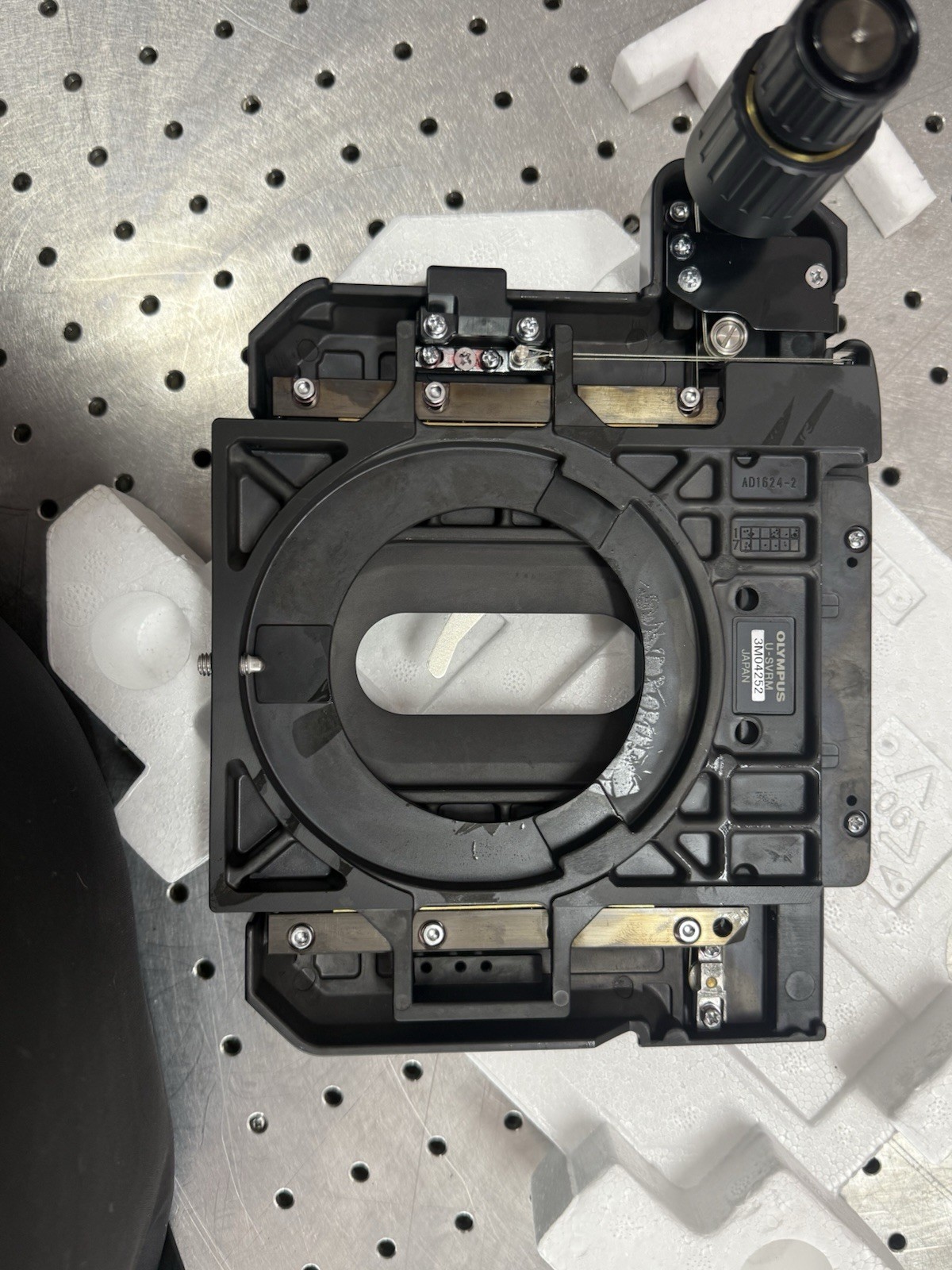 Olympus U-SVRM Rotating Microscope Stage Open Box Appears Unused Japan