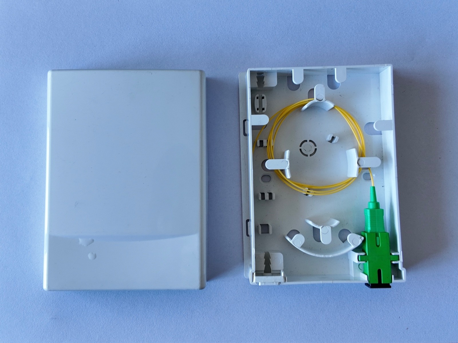 Fiber Optic Distribution Panel Box  120-Core Panel with Single-Fiber Flange