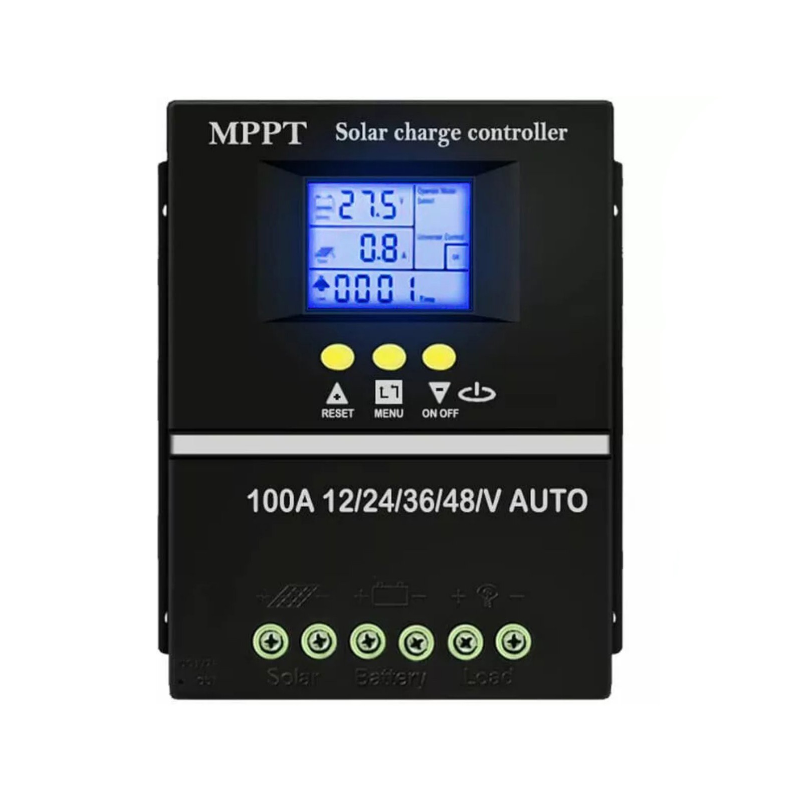 7 Modes 100A MPPT Solar Charge Controller LCD 12V/24V/36V/48V Auto PV Regulador