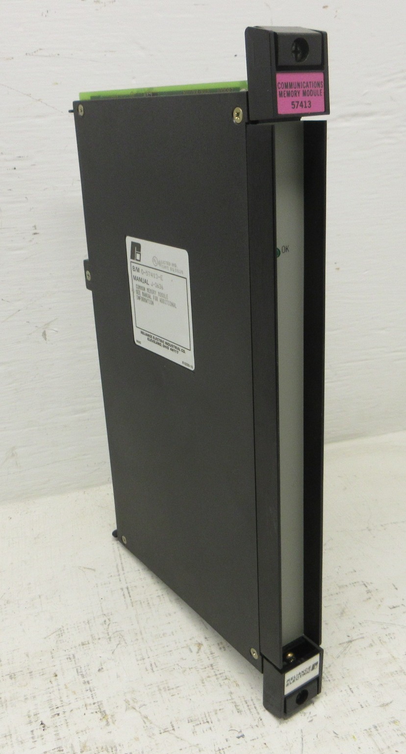Reliance Electric 0-57413-E Common Memory Module 128k PLC AutoMax 57423 J-3636