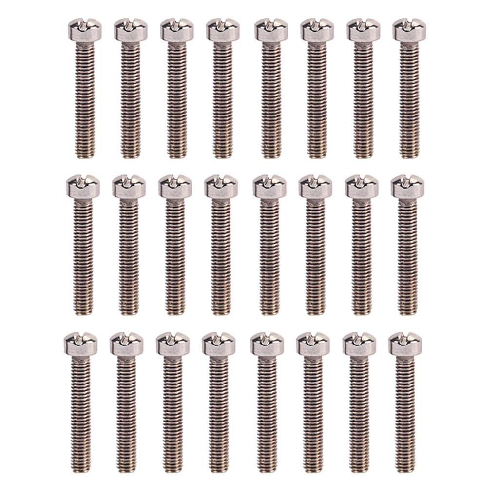 Pack Electric Guitar Pickup Pole Screws - Color