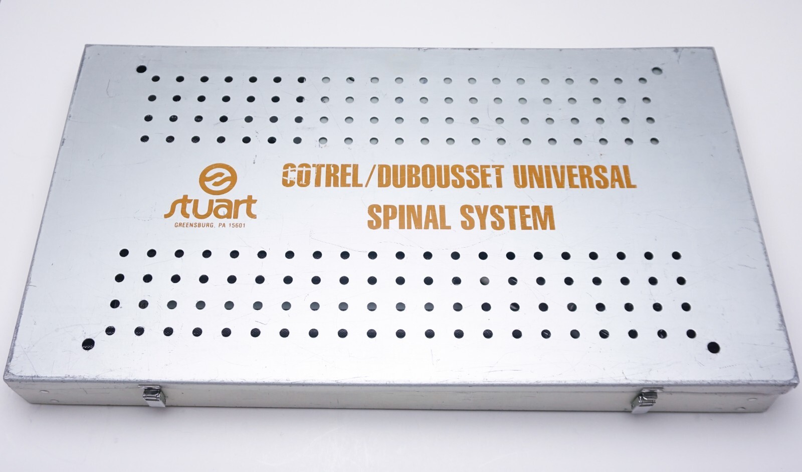 Incomplete Stuart Cotrel Dubousset Universal Spinal System Instrumentation Tray