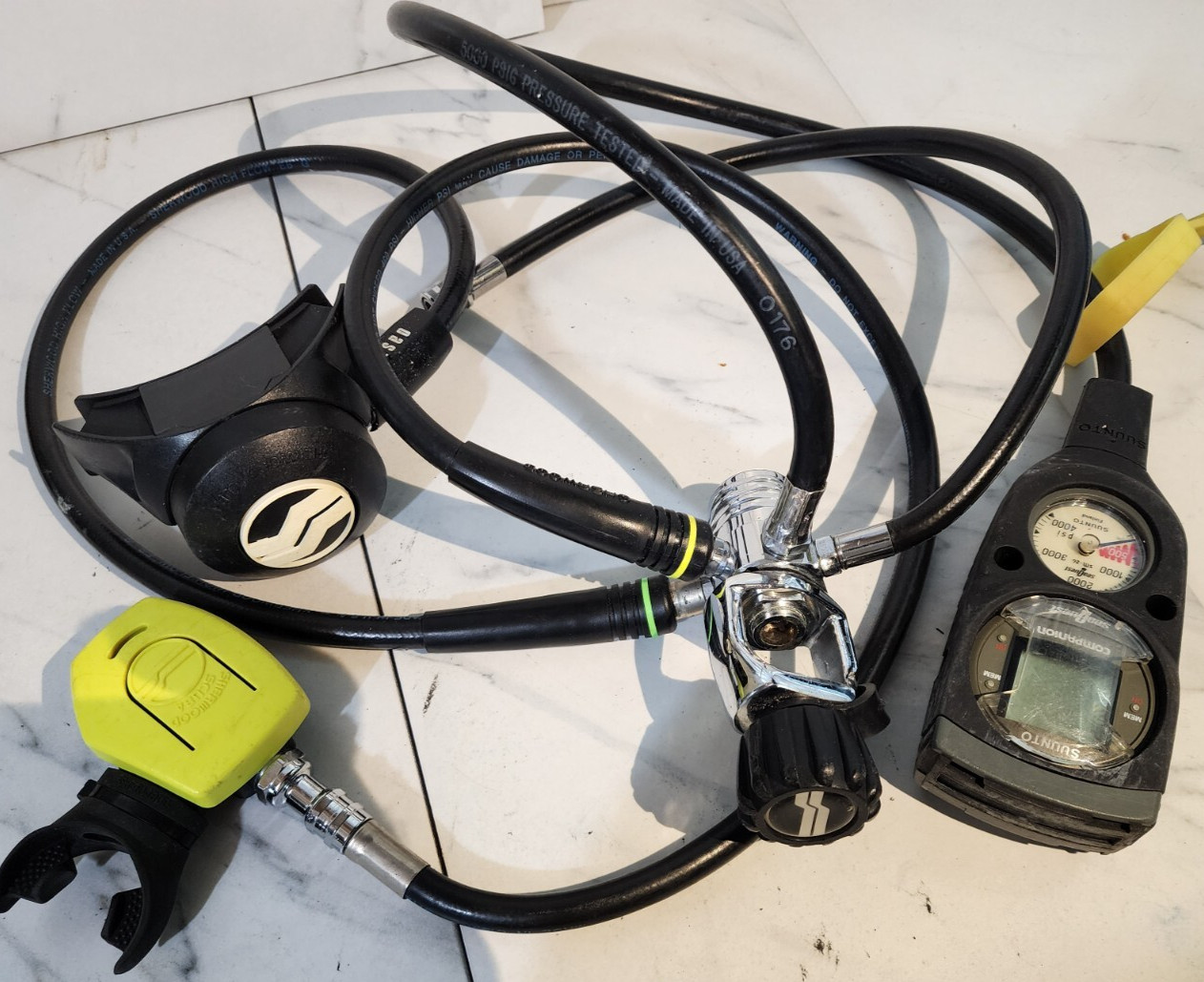 Sherwood Octopus Regulator Oasis / other / w Suunto Seaquest Companion VGC