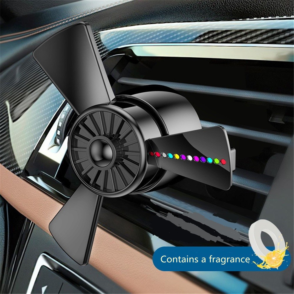 USB LED Atmosphere Light Air Outlet Switch Control Car Interior Aromatherapy