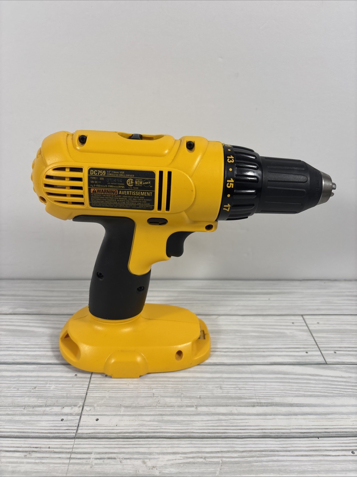 DEWALT DC759 1/2" 18V Cordless Drill Driver TOOL ONLY!