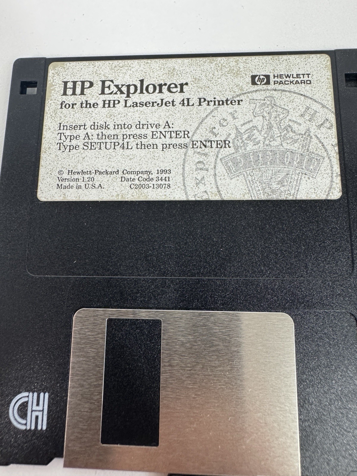 HP LaserJet 4L Printer Driver Software Floppy Disk Lot DOS Windows 3.1 Explorer