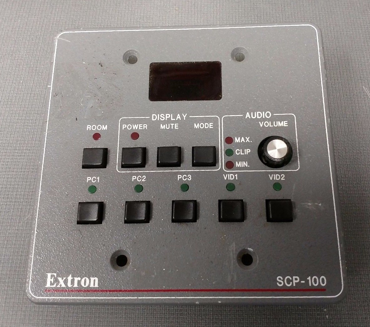Extron SCP-100 Universal Dual Gang IR Controller Module Interface Control Panel